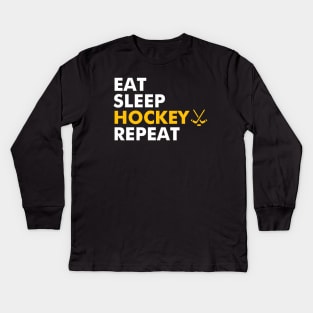 Hockey Lover Kids Long Sleeve T-Shirt